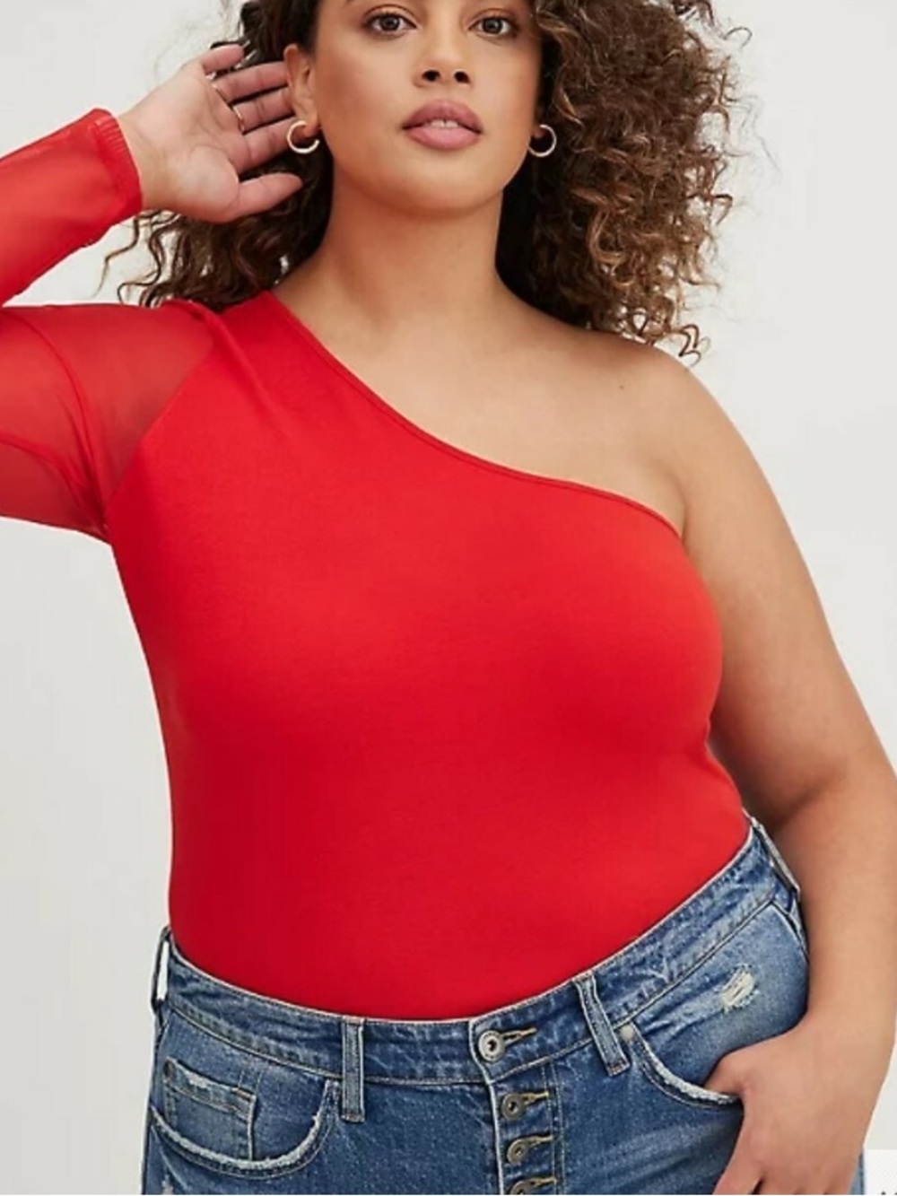 torrid Bright Red Knit Top